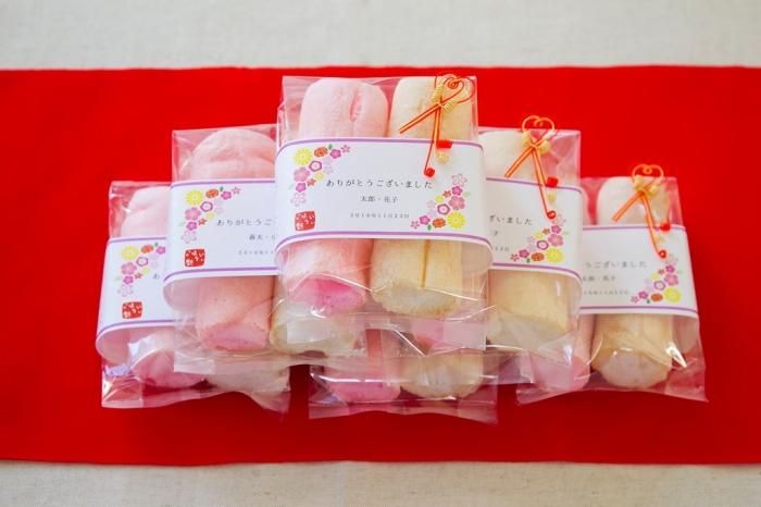 ブライダルプチギフト 紅白ふがし いぃふぅ麩 ー麩の菓おふやー ブライダルプチギフト 紅白ふがし いぃふぅ麩 ー麩の菓おふやー