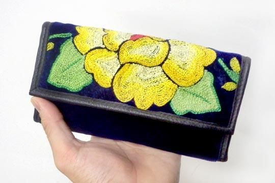 メキシコ イスモ 刺繍 花柄 ポーチ 財布 ウォレット 通販ページ