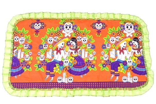 メキシコ 死者の日 デザイン インテリア テーブルランナー スカル カラベラ 骸骨 フリル付き テーブルクロス 通販ページ メキシコ 死者の日 デザイン インテリア テーブルランナー スカル カラベラ 骸骨 フリル付き テーブルクロス 通販ページ