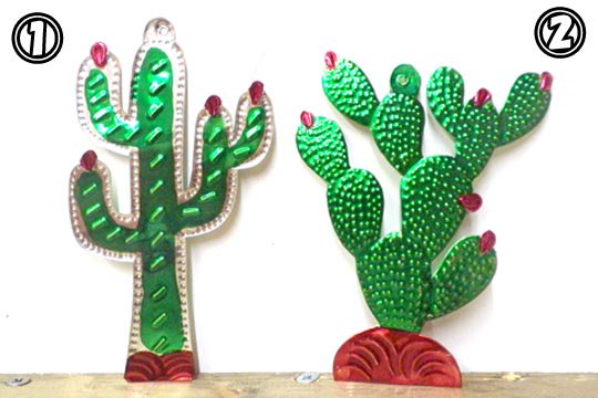 メキシコ ブリキ サボテン インテリア 壁掛け 飾り オーナメント