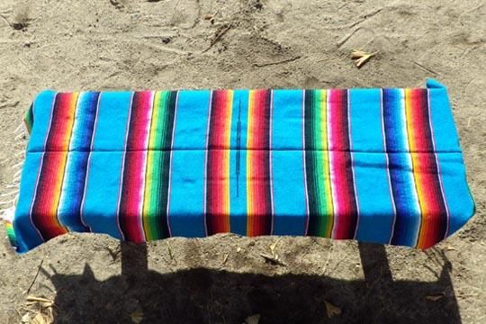 メキシコサラペ　メキシカンラグ 楽天市場】大判 メキシコ製 メキシカン ラグ マット コヨーテ柄