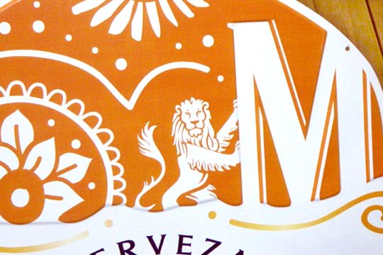 モデロ メタル サイン プレート メキシカン ビール スカル 骸骨 Modelo