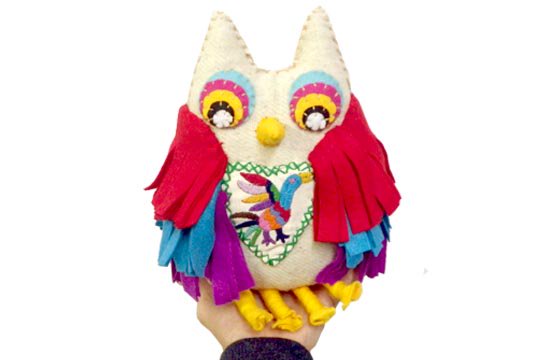 アニマリート フクロウ 梟 オトミ 刺繍 メキシコ ぬいぐるみ 人形 通販ページ