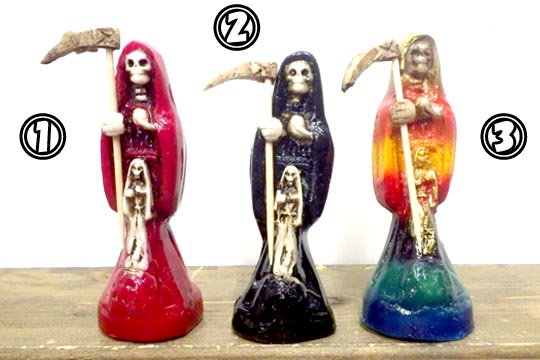 メキシコ 死神 サンタムエルテ 魔除け お守り 置物 (8cm) 通販ページ