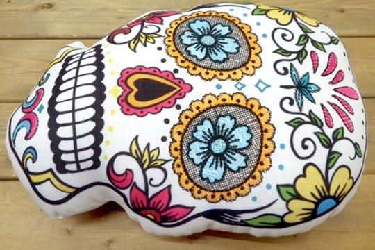 メキシコ シュガースカル 花柄 骸骨 メキシカンスカル カラベラ