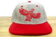 カナダ ネイティブ インディアン デザイン キャップ 帽子 SOARING EAGLE 鷲