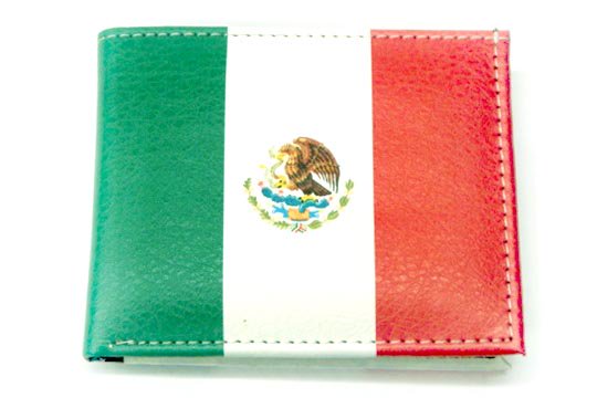 メキシコ 国旗 メキシカン フラッグ デザイン ウォレット 財布 通販