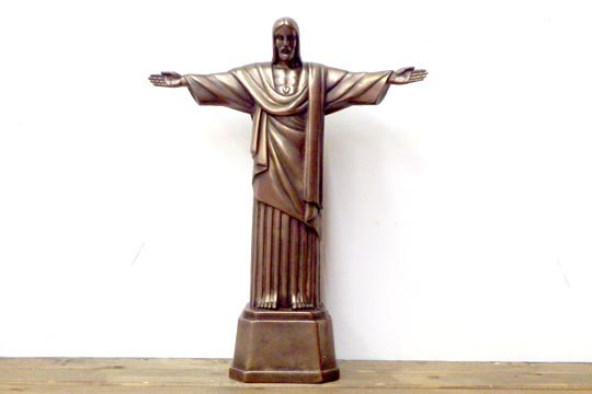 ブラジル コルコバードのキリスト像 インテリア 置物 アンティーク調 ブロンズカラー 通販ページ