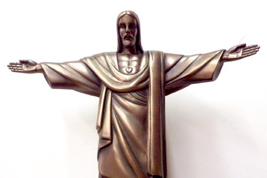 ブラジル コルコバードのキリスト像 インテリア 置物 アンティーク調 ブロンズカラー 通販ページ