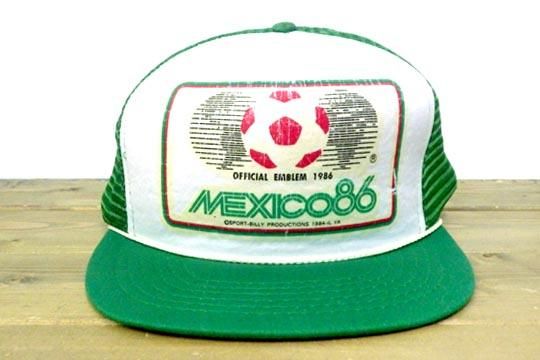 サッカー ワールドカップ メキシコ Mexico86 デザイン ビンテージ キャップ 帽子 通販ページ メキシコ雑貨 通販 雑貨屋fandango ファンダンゴ メキシカンスカル グアダルーペ ルチャ リブレ メキシコのインテリア 雑貨を名古屋大須で販売のオンラインショップ