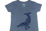 カナダ ネイティブ インディアン デザイン Tシャツ Humpback Whale 鯨 クジラ