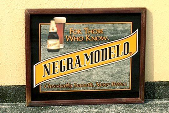 メキシコ ビール ネグラモデロ ウッド フレーム デザイン ビンテージ