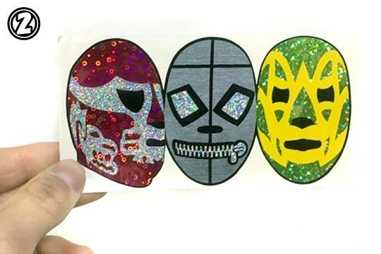 ビジャノⅢ しろし プロレス ステッカー シール◇ルチャリブレ