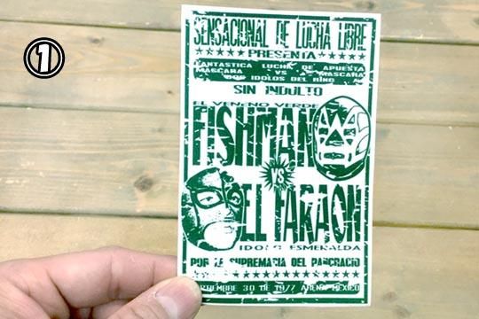 希少☆1975年／ルチャリブレ／メキシカンプロレス／ヴィンテージ／興行ポスター 希少☆1975年／ルチャリブレ／メキシカンプロレス／ヴィンテージ