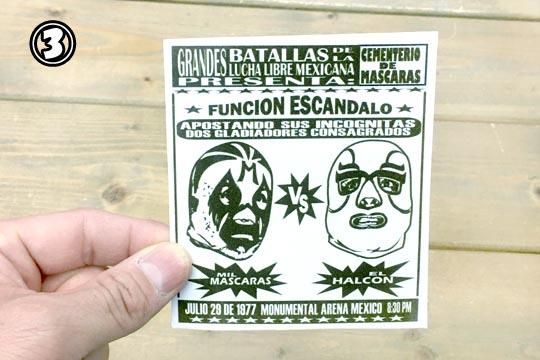 メキシコ プロレス ルチャ・リブレ 試合ポスター デザイン