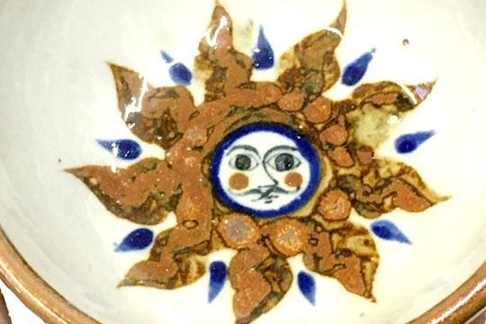 メキシコ トナラ焼き 絵付け ボウル 皿 太陽 通販ページ