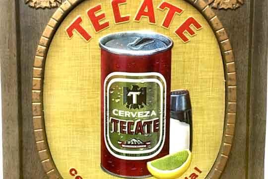 メキシコ ビール テカテ ビンテージ サイン ディスプレイ TECATE