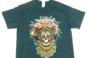 メキシコ お酒 テキーラ アヴィオン カラベラ 骸骨 メキシカン デザイン Tシャツ 