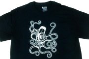 カナダ ネイティブ インディアン デザイン Tシャツ Octopus 蛸 タコ