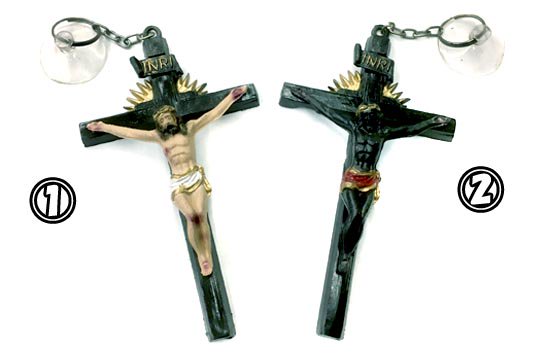 メキシコ ジーザス 十字架 イエス・キリスト お守り 吸盤付 通販ページ