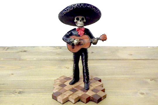 マリアッチ バンド ギター メキシカン スカル カラベラ フィギュア 骸骨 人形　通販ページ