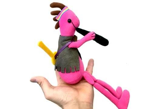 ココペリ ドール ネイティブ インディアン 精霊 ギター ぬいぐるみ