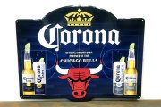 コロナ メタル サイン プレート NBA シカゴ ブルズ ビール corona 