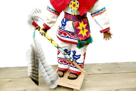 メキシコ ウイチョル 民族衣装 メキシカン ドール アート 人形