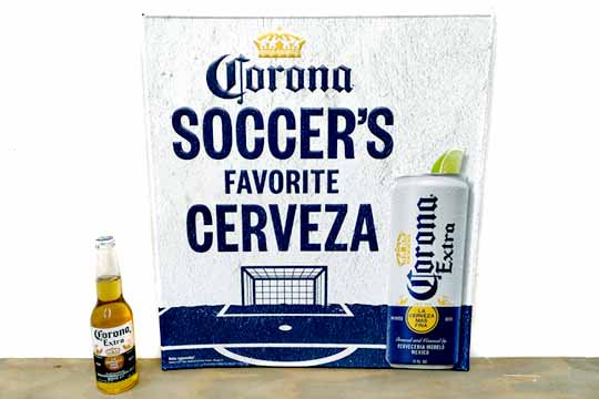 コロナ メタル サイン プレート サッカー メキシカン ビール corona 通販ページ
