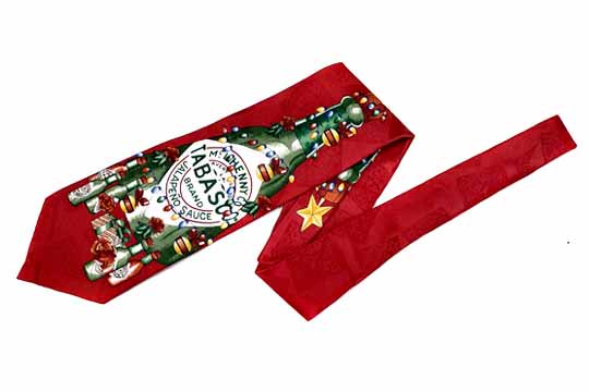 メキシカン チリペッパー ホットソース タバスコ クリスマス ツリー デザイン ネクタイ 通販ページ　 - メキシコ雑貨 通販  雑貨屋FANDANGO（ファンダンゴ）メキシカンスカル、グアダルーペ、ルチャ・リブレ、メキシコのインテリア、雑貨を名古屋大須で販売のオンラインショップ