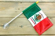 ミニサイズ 吸盤付 メキシコ 国旗 インテリア メキシカン フラッグ 