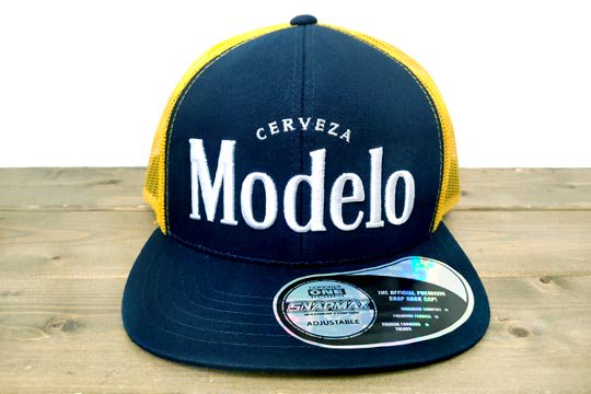 Modelo ビール モデロ メキシカン ビール ネイビー 刺繍 キャップ