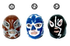 メキシコ プロレス ルチャ・リブレ レスラー 玩具 ミニサイズ トイ マスク 