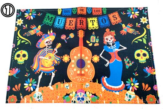 日本初の公式 メキシカン スカル フォークアート DAY OF THE DEAD 死者