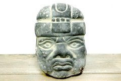 メキシコ 古代 遺跡 オルメカ 文明 巨石人頭像 インテリア 置物