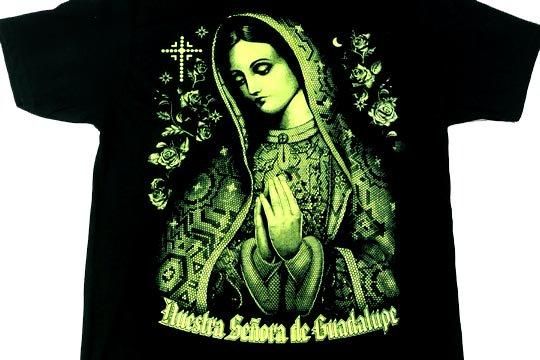 【LA直輸入‼︎】【最終SALE‼︎】メキシコ グアダルーペ  Tシャツ 100枚 メキシコ マリア グアダルーペ アート デザイン Tシャツ 通販