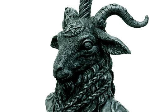 バフォメット 悪魔 オカルト サタニズム インテリア 置物 バスト