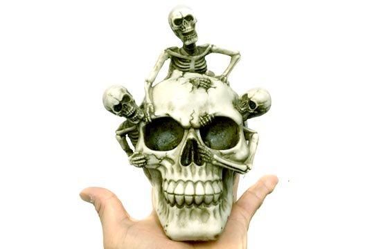 しゃれこうべ3スカル カラベラ インテリア オブジェ 骸骨 置物 通販ページ