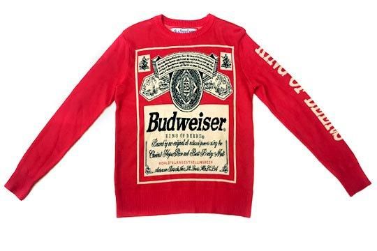 ビール バドワイザー ロゴ デザイン セーター 通販ページ - メキシコ