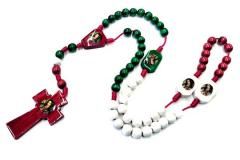 虹 メキシコ ビーズ ワーク ロザリオ 十字架 グアダルーペ ネイティブ 虹 メキシコ ビーズ ワーク ロザリオ 十字架 グアダルーペ