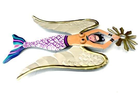 メキシコ ブリキ フリーダ・カーロ マーメイド メキシカン