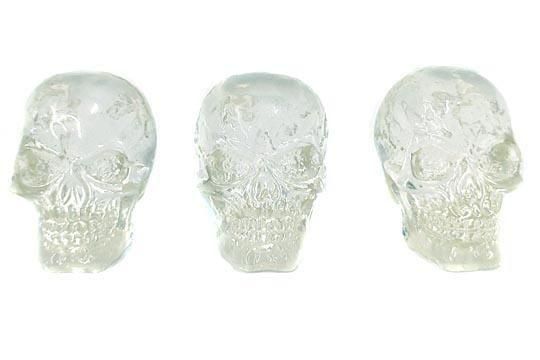 クリスタル スカル ヘッド インテリア オブジェ 骸骨 頭蓋骨