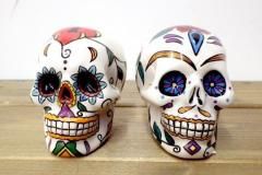 メキシコスカル置物 メキシコ民芸品 頭骸骨 スカル カラベラ 陶器置物｜Yahoo!フリマ