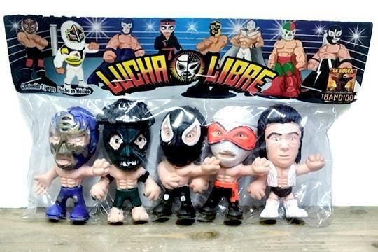 メキシコ プロレス ルチャ・リブレ ミニ レスラー トイ フィギュア