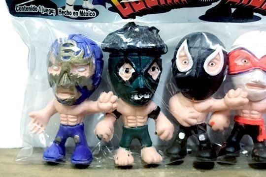メキシコ プロレス ルチャ・リブレ ミニ レスラー トイ フィギュア