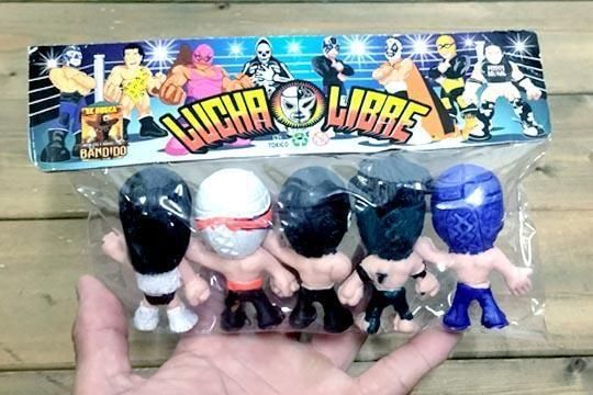 メキシコ プロレス ルチャ・リブレ ミニ レスラー トイ フィギュア