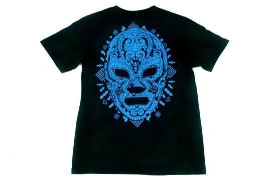 メキシコ プロレス ルチャリブレ エル・サント 仮面 デザイン Tシャツ