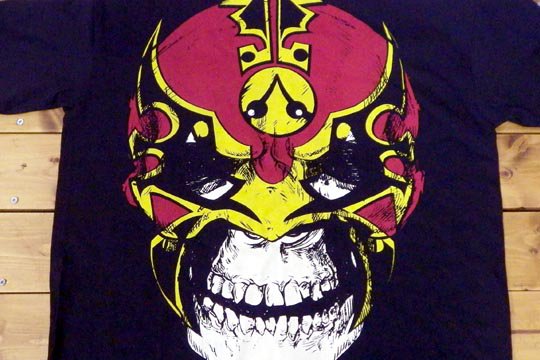 メキシコ プロレス ルチャリブレ マスク スカル デザイン Tシャツ ウルティモ・ゲレーロ　通販ページ