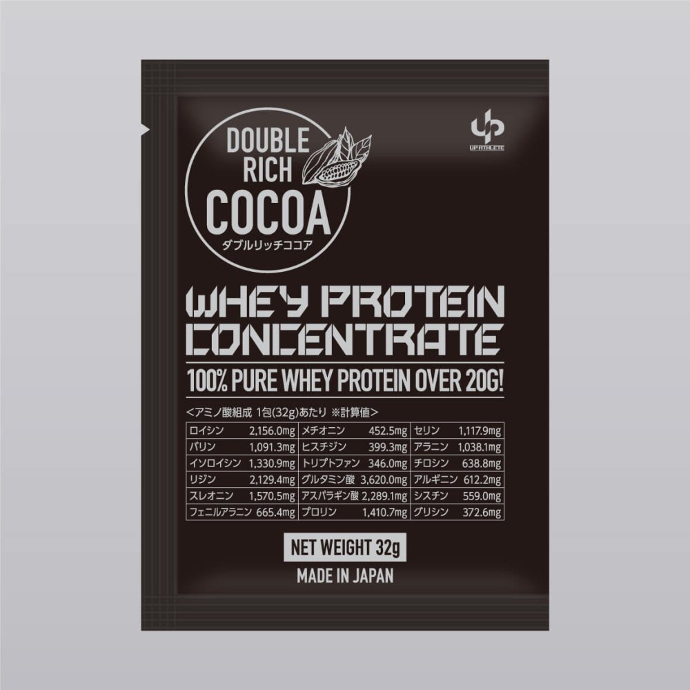 UP ATHLETE「WHEY PROTEIN CONCENTRATE DOUBLE RICH COCOA」 UP