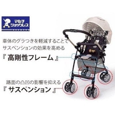 ラクーナ ビッテ 赤ちゃん本舗モデル アップリカ（A型ベビーカー）の